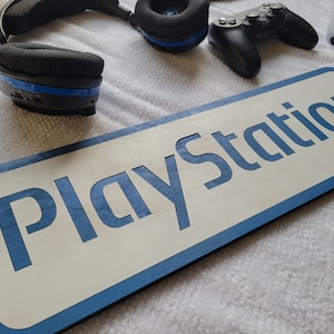 PlayStation Logo Vector, SVG, DXF, Lightburn, AI, Laser Cut File, Xtool, Glowforge, OMTech, CO2 Laser, CnC File, Digital Art, Game Console image 4