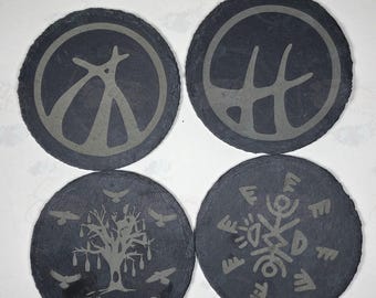 MGM's FROM Coasters and coaster holder