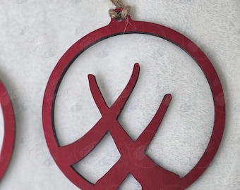 From TV Show Symbol Ornaments: Double-Sided Home Decor