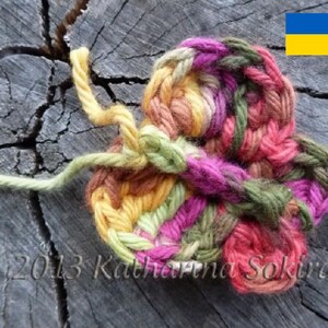 Метелики з вузлами (опис українською мовою для в’язання гачком) PDF pattern digital download