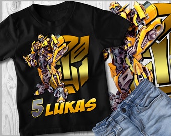Transformers birthday shirt | Etsy