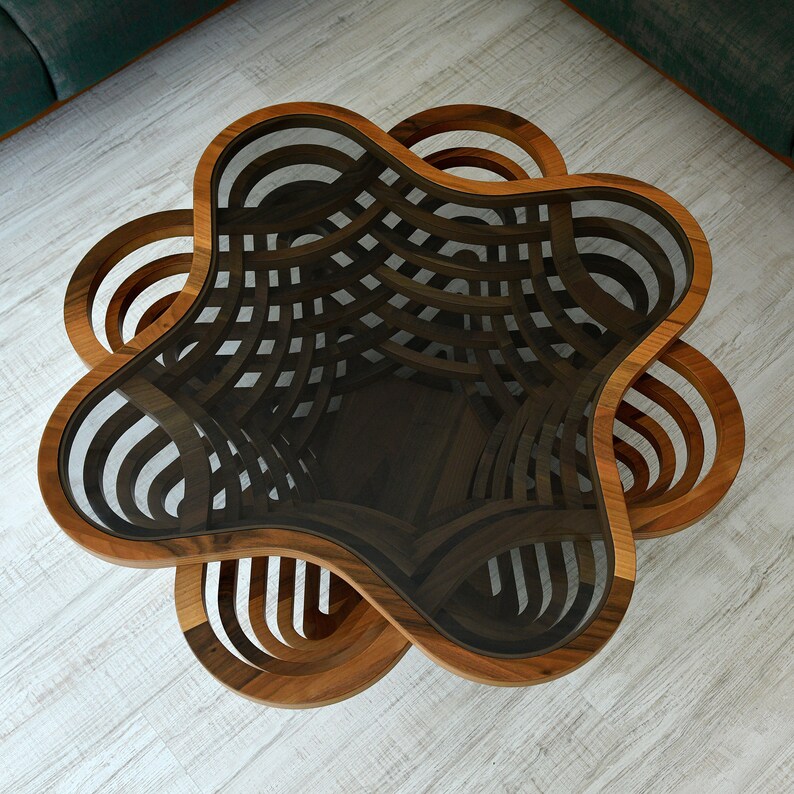 Stylish Coffee Tables: Blending Functionality 8 coffee Table, Round Coffee Table For Living Room, Unique Epoxy Modern Coffee Table With Custom Table Top, Handmade Side Tables