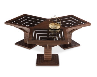 Wood Coffee Table, Walnut, Rustic Coffee Table, Handmade, Coffee Table, Side Table, Solid Coffee Table, Modern Coffee Table, Decorative