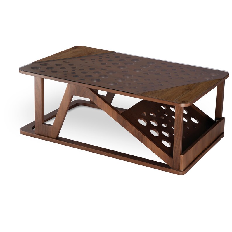 Wood Coffee Table Modern Coffee Table Wood Art Coffee Etsy