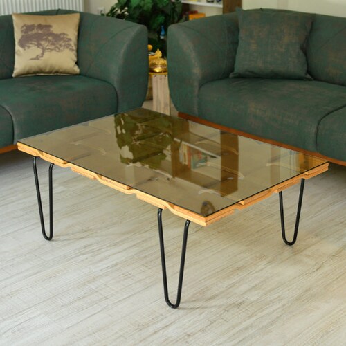 Wood Coffee Table Wood Art Rustic Coffee Table Handmade Etsy