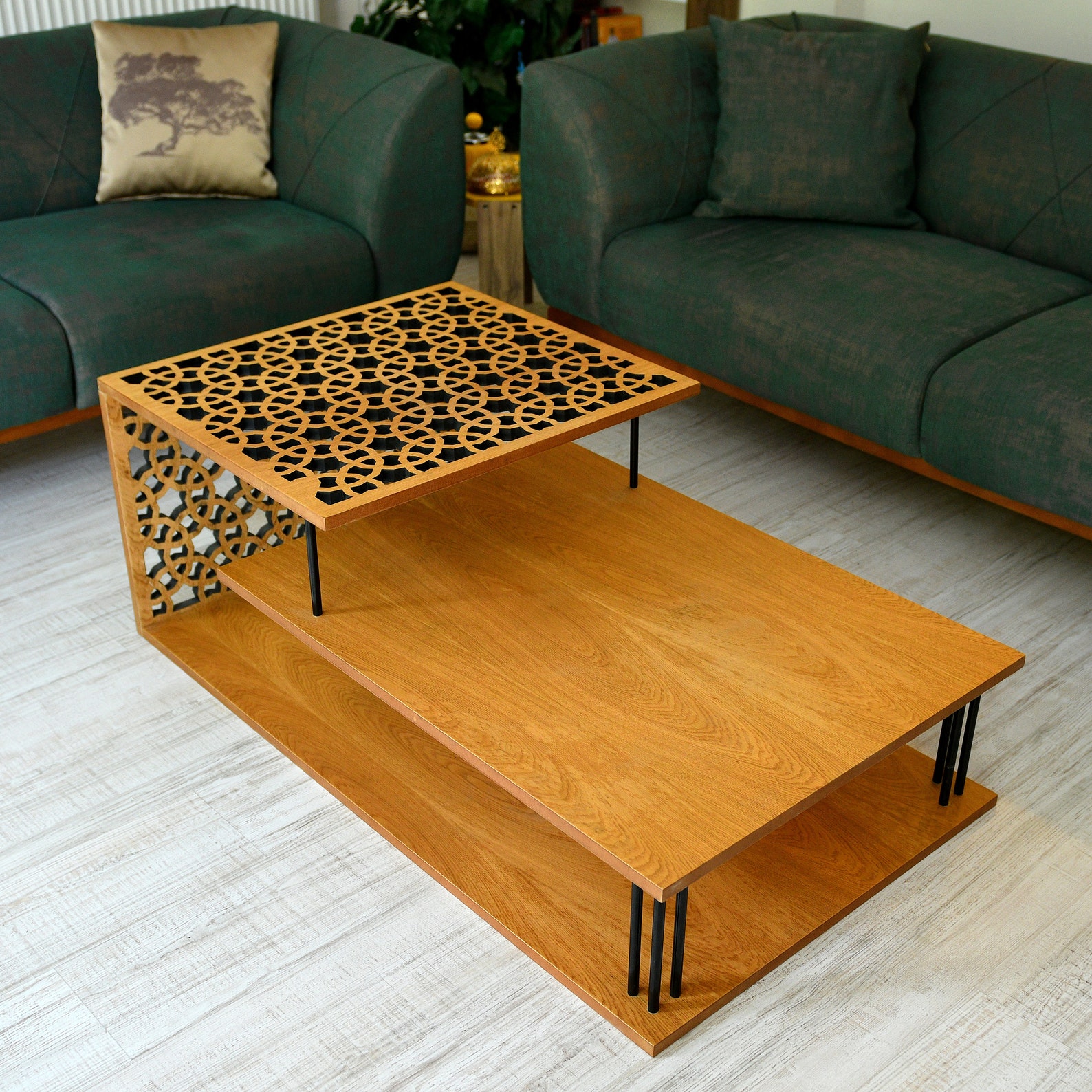 Custom Designed Wood Coffee Table Wood Art Handmade Coffee | Etsy