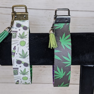 Stoner Keychain, Mary Jane Wristlet for Wallets/Purses
