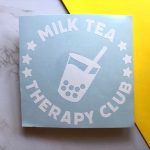 Milk Tea Therapy Sticker