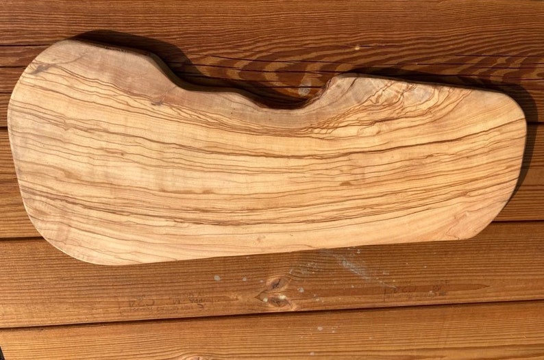 Large rustic Olive wood chopping board 60cm x 30cm | Etsy