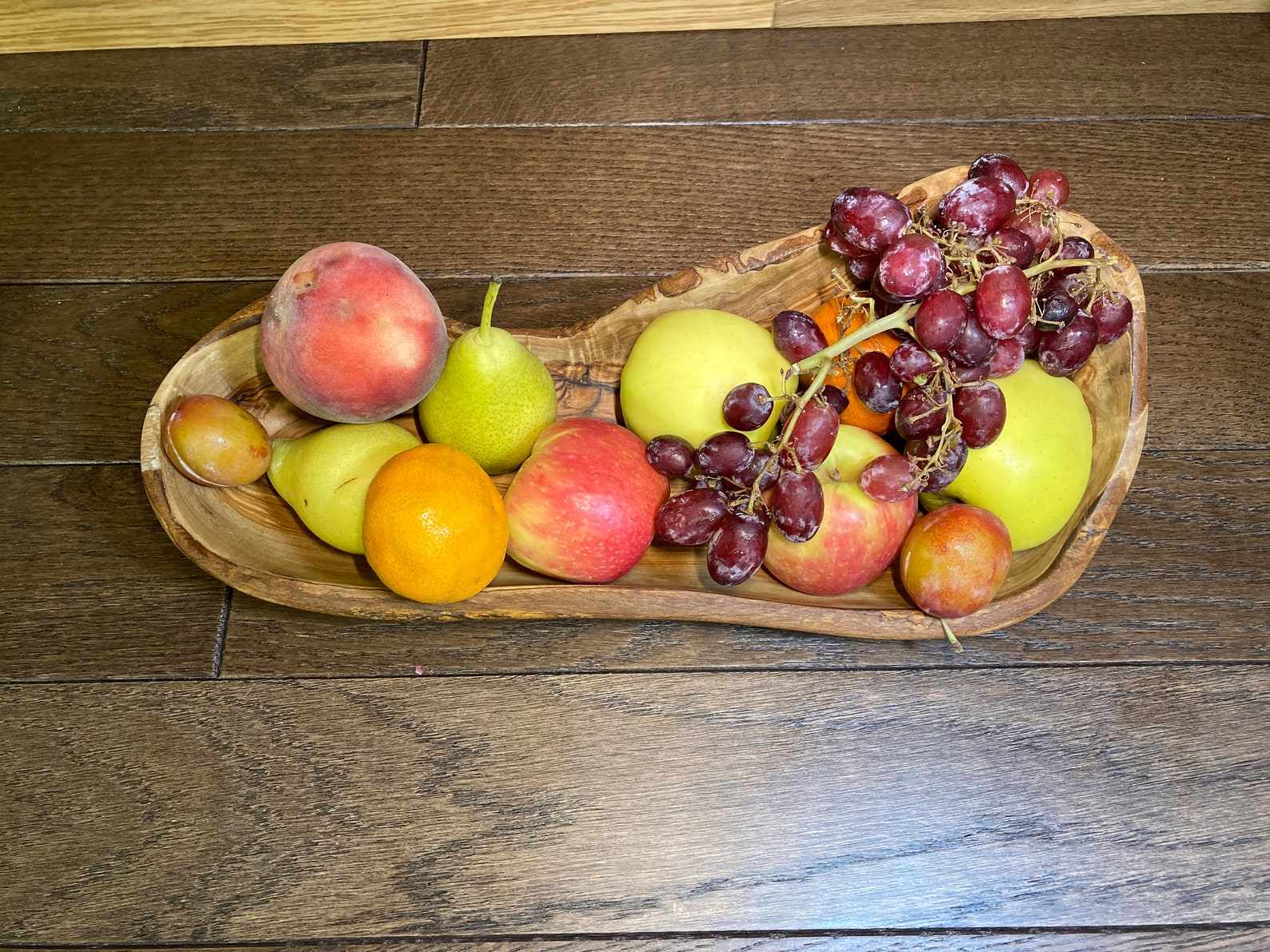 Rustic Oval Fruit bowl Eco-friendly fun shape L35xW20xH10cm | Etsy