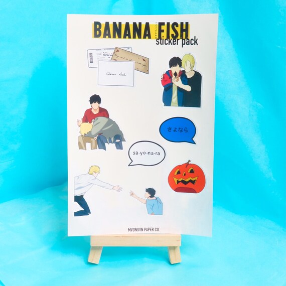 Banana Fish Sticker Pack Etsy Banana Fish Sticker Pack Etsy