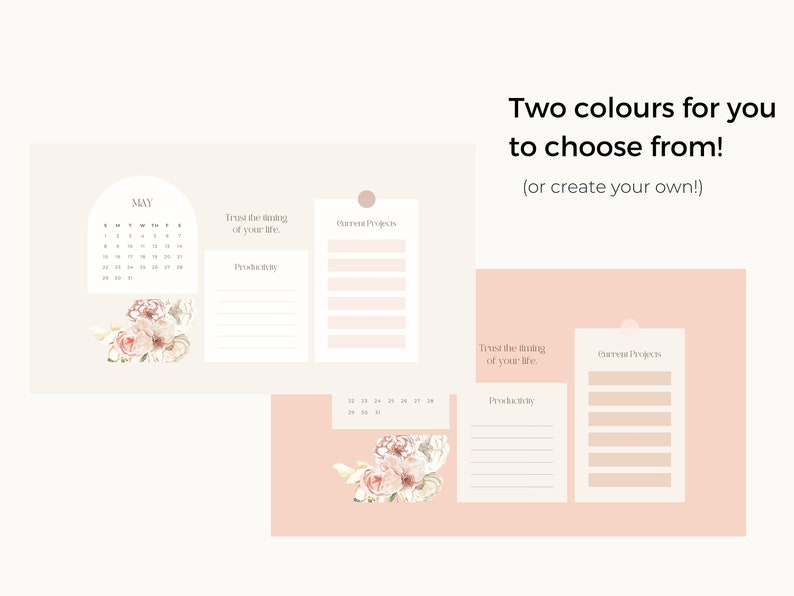 Desktop Wallpaper Organizer Editable in Canva for Mac Etsy Australia