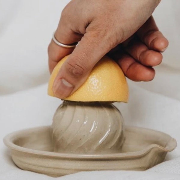 Presse aus Keramik | Zitronenpresse