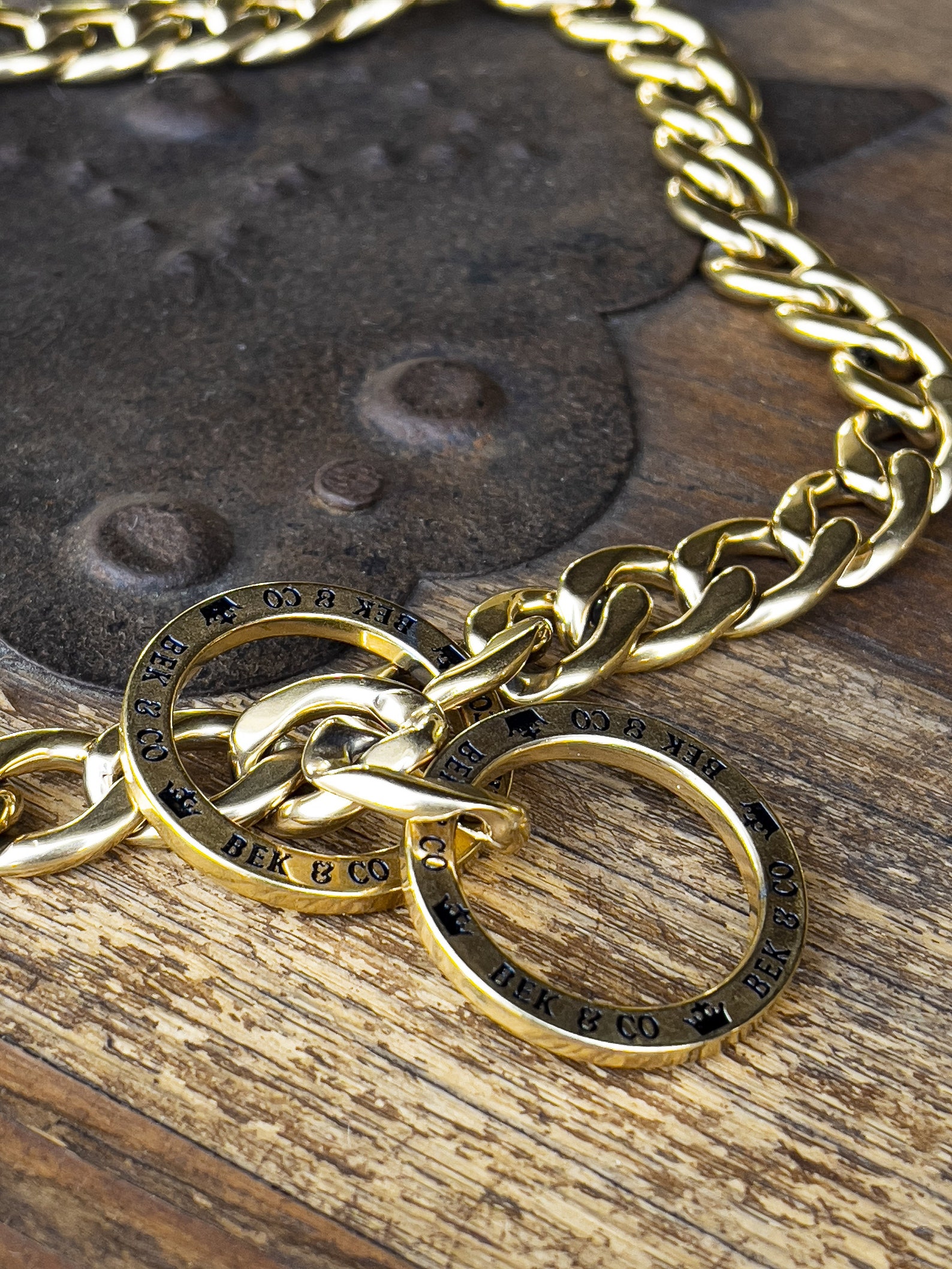 Bek & Co Luxury Gold Choke Chain Collar for French Bulldogs Etsy