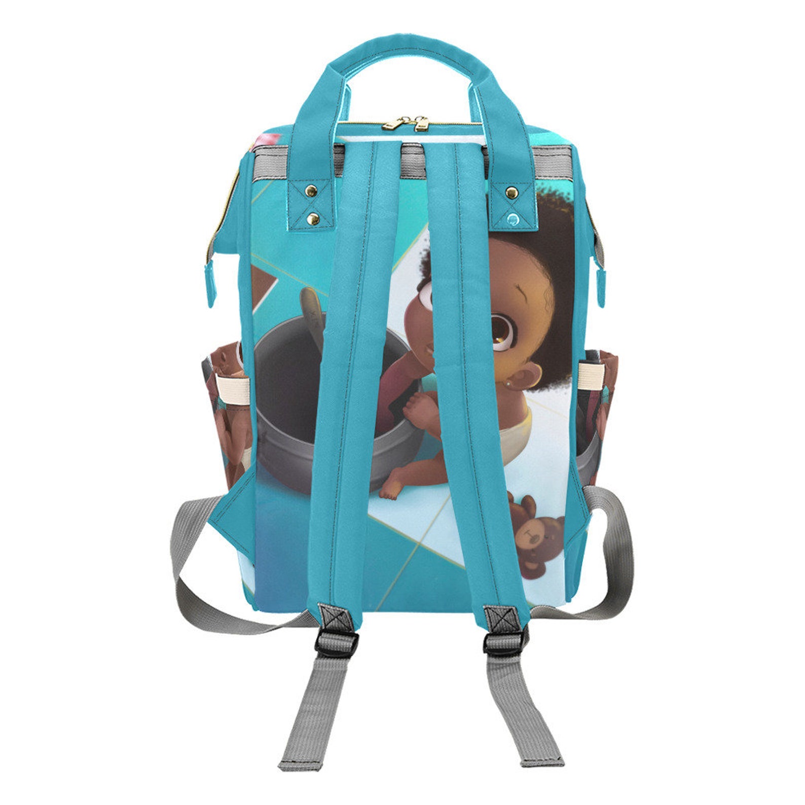 Baby Boy Diaper Backpack Bag Stylish African American Etsy