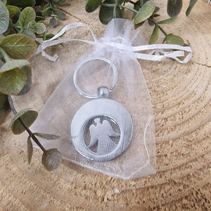 Toller Schlüsselanhänger "Schutzengel" mit Einkaufswagen-Chip im tollen Organza-Säckchen