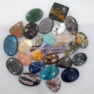 75% OFF SALE !!! Mix Crystal Sale - Wholesale Mix gemstone lot - Top Quality Gemstone Lot - Bulk Mix Gemstone Cabochons for Making Jewelry