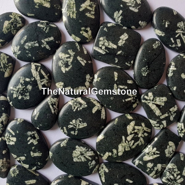 Chinese Writing Stone! Wholesale Cabochon Chinese Writing Stone - Polished Chinese Writing Stone Cab - Crystal Cab Supply For Making Jewelry