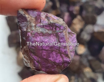Purpurite Gemstone - Wholesale Purpurite Chunks - Flashy Purpurite Rough - Natural Purpurite Raw - Purpurite for making jewelry/ring