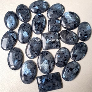 Larvikite Cabochon Lot -Wholesale larvikite Stone - Loose Larvikite Cabochons Sale - Natural Larvikite Cabs sale - larvikite crystal