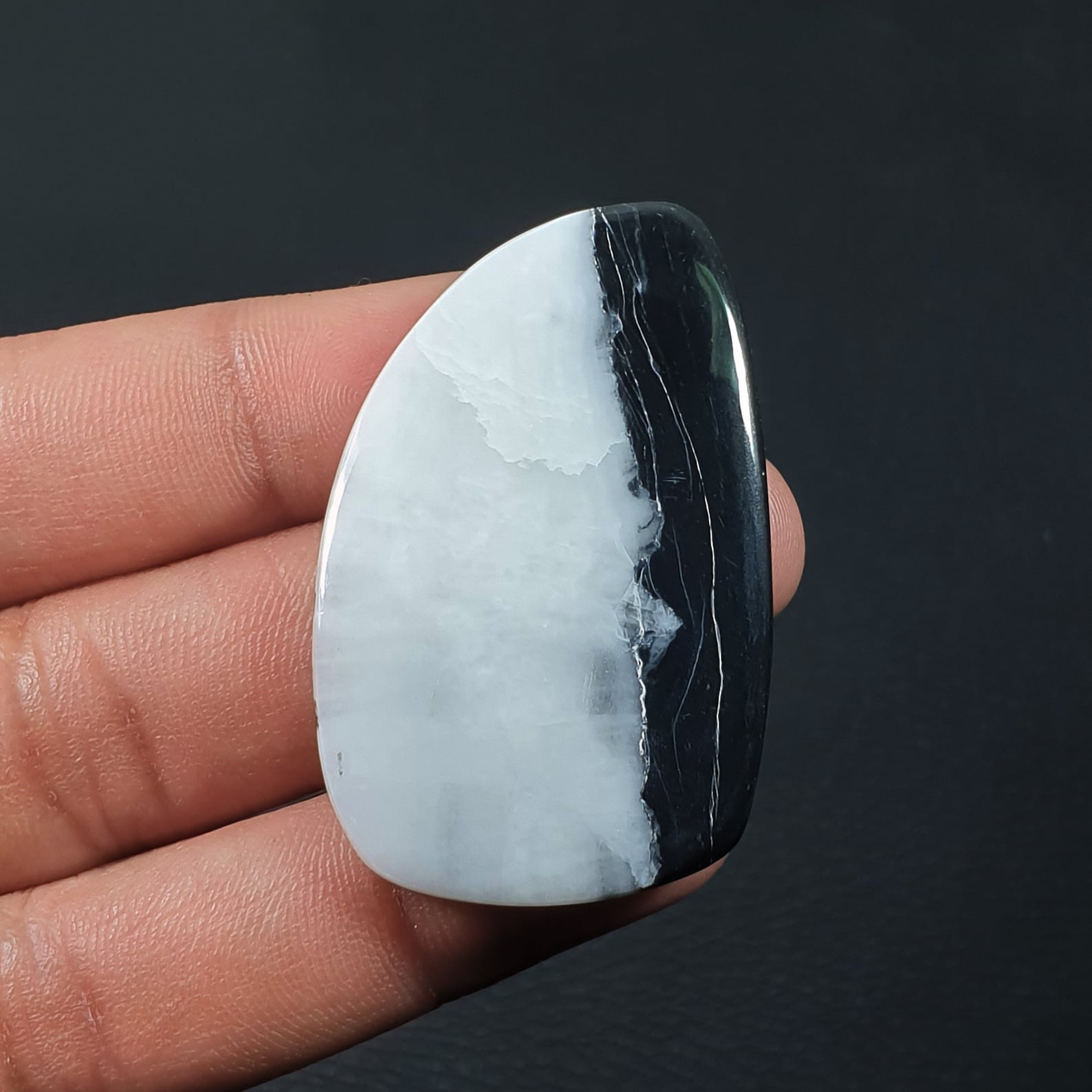 Natural WHITE BUFFALO Turquoise Gemstone High Grade Cabochon Etsy