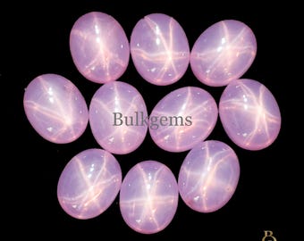 Lindy Star Sapphire Cabochon – 8x10 To 14x10mm Oval Gemstone Lot.