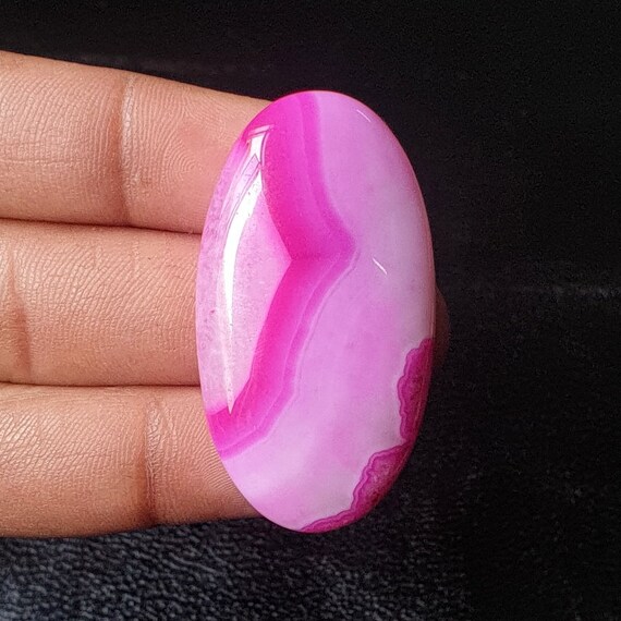Pink on sale banded agate