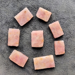Rose Quartz - Wholesale Rose Quartz Slabs lot - Rose Quartz Raw Slab -  Loose Bulk Rose Quartz slabs For Jewelry