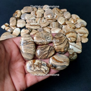 Wholesale Lot of Picture Jasper Cabochon, Natural Picture Jasper Stone With Different Shapes And Sizes Used For Jewelry Making Supply Tool