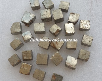 Natural Pyrite Cubes (12-15mm) – Rough Stone, Jewelry Making
