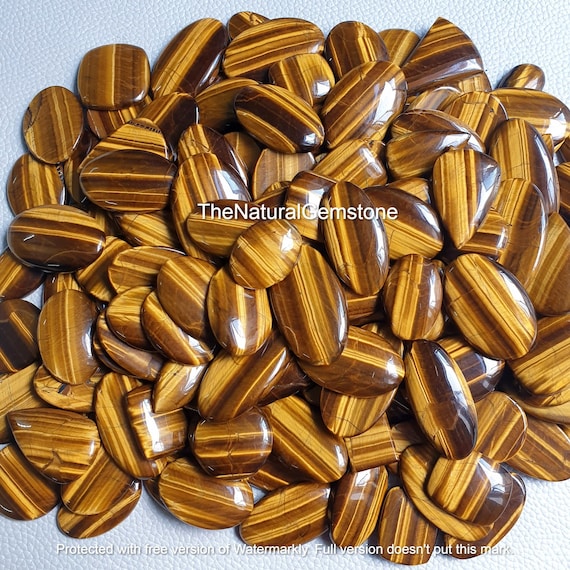 75 OFF Gemstone Sale Natural Golden Tiger Eye Cabochon Wholesale