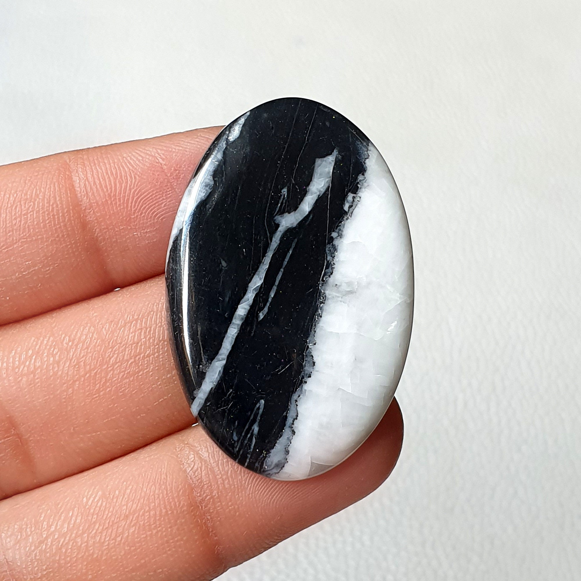 Smooth Cabochon White Buffalo Turquoise Gemstone Natural Etsy