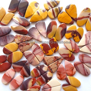 Mookaite Jasper Pair - Wholesale Matching Pair - Mookaite Jasper Crystal Lot - Bulk Pair Sale for Making Jewelry Mookaite Jasper stone