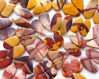 Mookaite Jasper Pair – AAA Quality Gemstone for Jewelry Making (20-45mm)