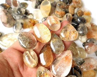 Garden Quartz Stone -  Wholesale lot of Garden Quartz gemstone - bulk Stone  - polished lot - For Making Jewelry