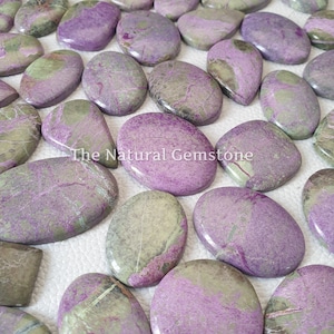 Purple Stichtite Gemstone, Stichtite, Wholesale Cabochons Lot Jewelry Making Loose Gemstone DIY, Wire Wrapping, Crystals, Bulk sale cabochon