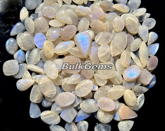 Belomorite Moonstone! Wholesale lot Belomorite Moonstone Cabs - Flashy  Belomorite Moonstone Cabochons for Making Jewelry