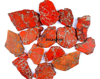 Orange Mohave Turquoise Slab, AAA Gemstone, Jewelry Making