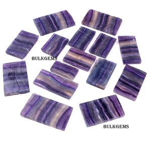 Raw Fluorite Slab Lot - Natural Gemstone Slices for Jewelry Making image 4