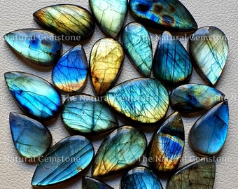 Labradorite - Labradorite gemstone, Labradorite Drop/Pear/Teardrop Shape, Wholesale Labradorite, Flashy Labradorite Cab, Smooth cabochon