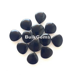 Black Obsidian! Wholesale Black Obsidian Betel Cabochon Lot - Bulk Loose Black Obsidian Cabs  Black Obsidian For Jewelry Making