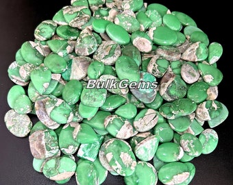 Variscite Gemstone Cabochons – First Quality Mix Shapes, Jewelry Making