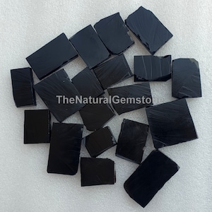 Black Onyx  Slab - Wholesale Raw Black Onyx slabs - Loose FlatBlack Onyx Slabs - Black Onyx Stone - Black Onyx Gemstone