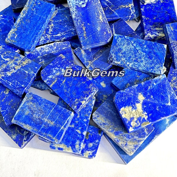 Lapis Lazuli Slab - Wholesale Lapis Lazuli Gemstone Slabs lot - Lapis Lazuli Raw Slabs -  Loose Bulk Lapis Lazuli slabs