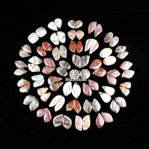 AAA Crazy Lace Agate Matching Pair Cabochon Lot - 20mm-30mm