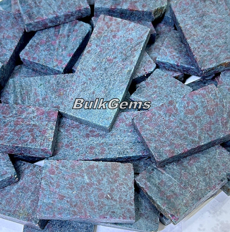 Ruby Kyanite Slab Lot, AAA Grade Gemstone Slabs image 4