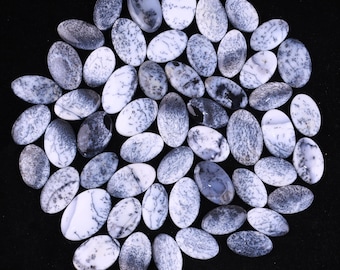 Dendritic Opal Gemstone Cabochon Oval Shape Lot – AAA Quality Jewelry Supply
