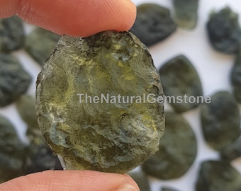 Moldavite Rough - Moldavite Raw -  Free From Moldavite Rough - Moldavite stone - Wholesale Moldavite