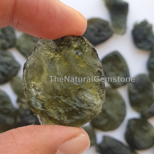 Moldavite Rough - Moldavite Raw -  Free From Moldavite Rough - Moldavite stone - Wholesale Moldavite