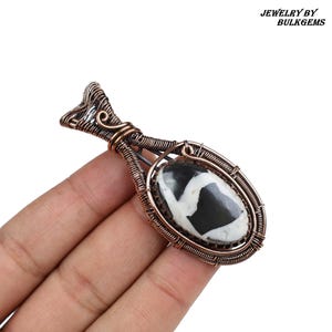 Black Septarian Pendant, Cabochon Smooth Polish Cabochon Pendant, Top Quality Septarian Gemstone Pendant, Party Wear Necklace Gift For Her.